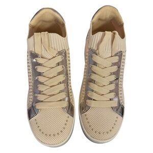 DKNY Mallory Studs Lace Sneakers Size 7.5 NWT
